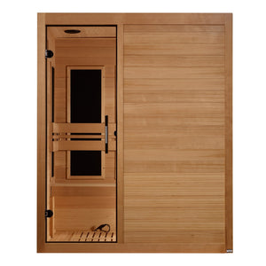 Maxxus S-Line Yoga 3-Person Low EMF (Between 5-10MG) FAR Infrared Sauna (Canadian Hemlock) MX-S306-01