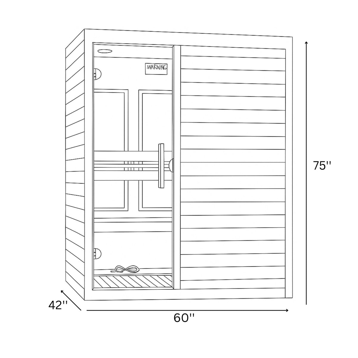 Maxxus S-Line Yoga 3-Person Ultra Low EMF (Between 5-10MG) FAR Infrared Sauna (Canadian Hemlock) MX-S306-01 Elite