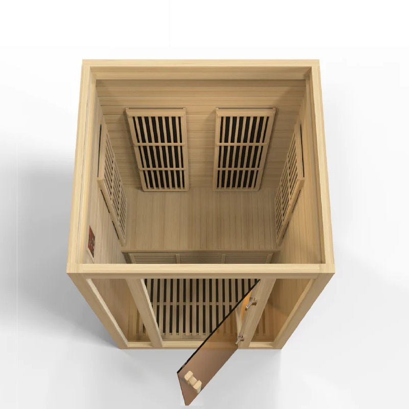 Maxxus "Seattle" 2 person Near Zero EMF FAR Infrared Sauna Canadian Hemlock MX-J206-01-ZF