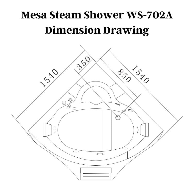Mesa Steam Shower WS-702A