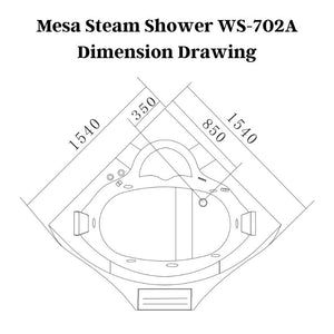 Mesa Steam Shower WS-702A
