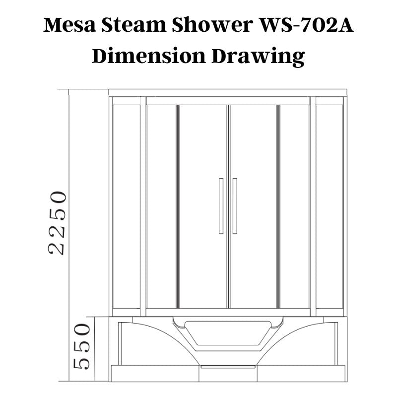 Mesa Steam Shower WS-702A