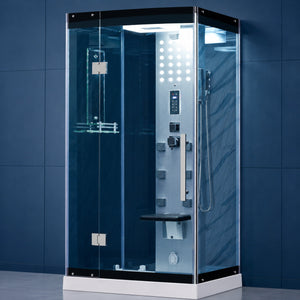 Mesa Steam Shower - Blue Glass WS-301A-Blue