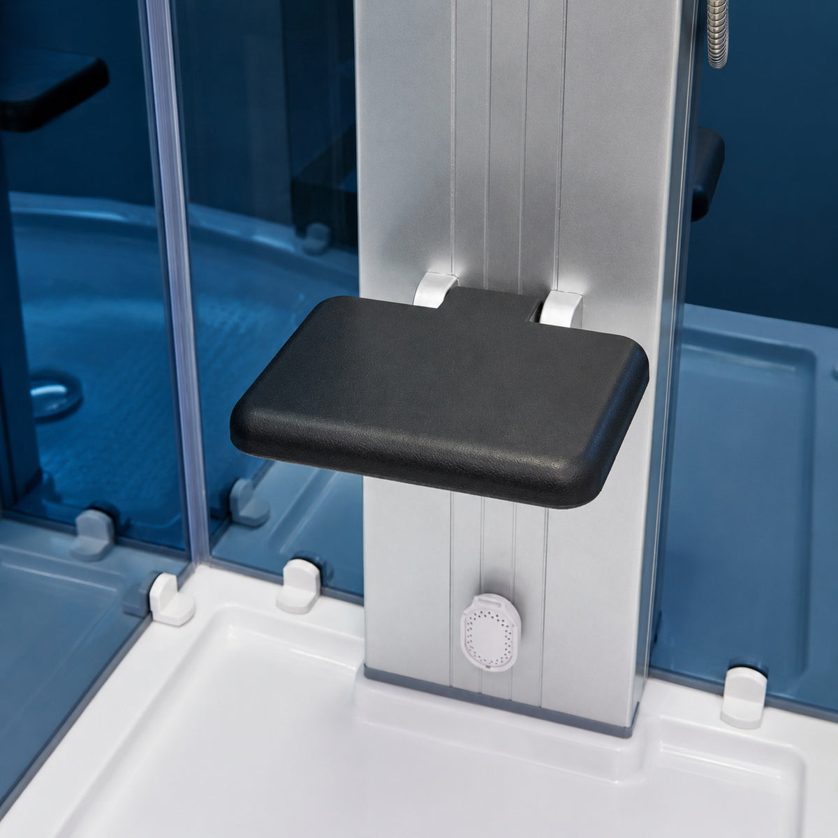 Mesa Steam Shower - Blue Glass WS-301A-Blue