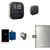 Mr. Steam AirButler Steam Shower Control Package with AirTempo Control and Aroma Glass SteamHead ABUTLER1