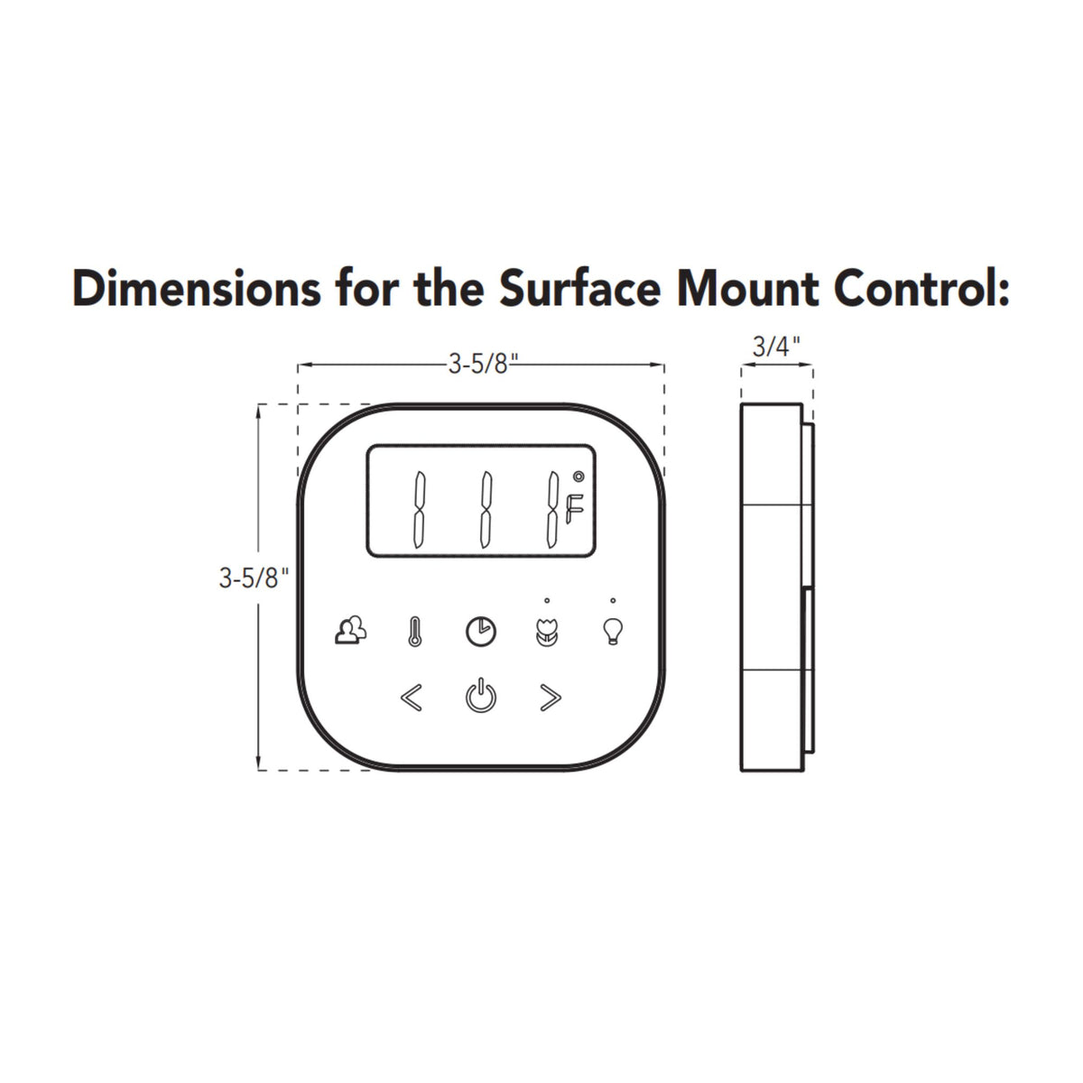 Mr. Steam AirTempo Wireless Steam Shower Control Package AIRT