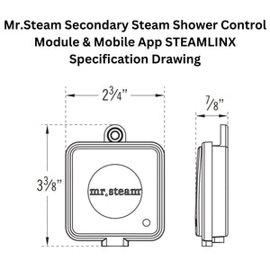 Mr. Steam Secondary Steam Shower Control Module & Mobile App STEAMLINX