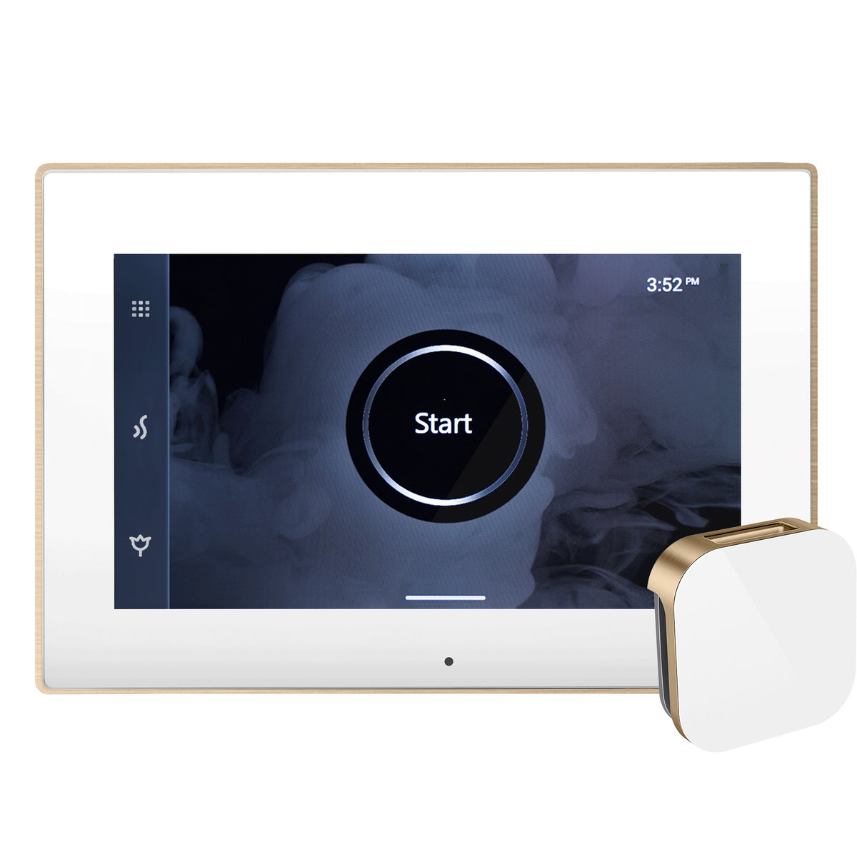 Mr. Steam Steam Shower Control and Aroma Glass SteamHead ISTEAMX