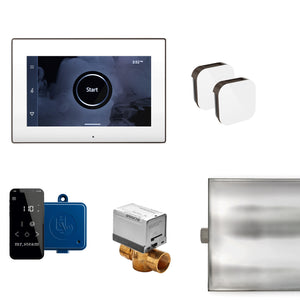 Mr. Steam XButler Max Steam Shower Control Package with iSteamX Control and Aroma Glass SteamHead XBTLR Max - XBTLR
