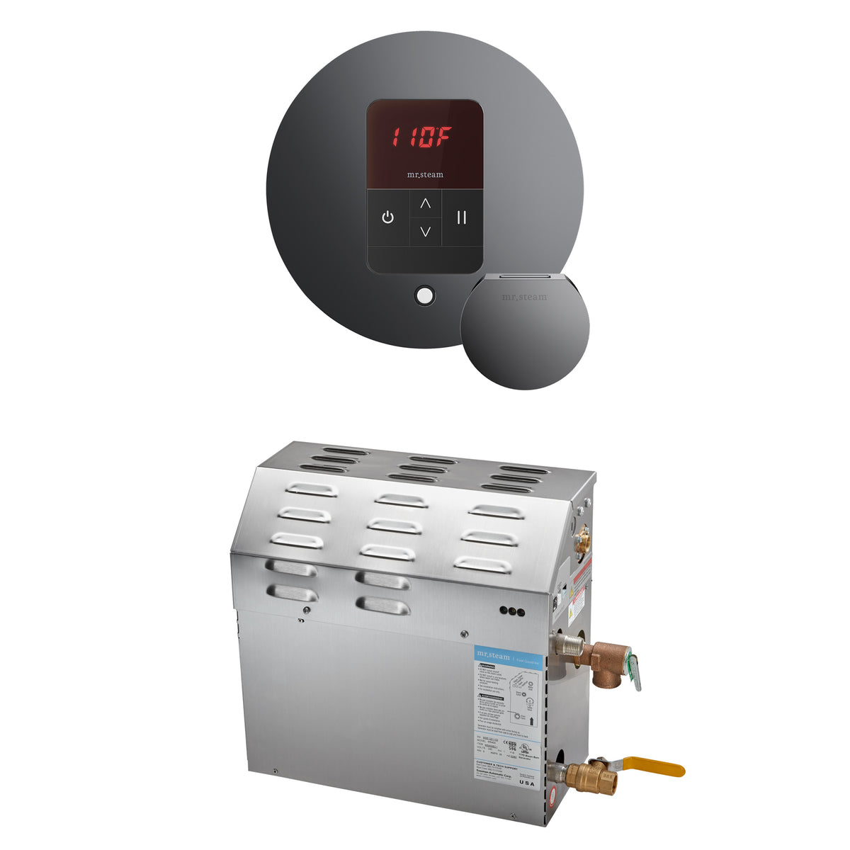 Mr. Steam 15kW MSSUPER iTempo Steam Shower Generator Package R15C10