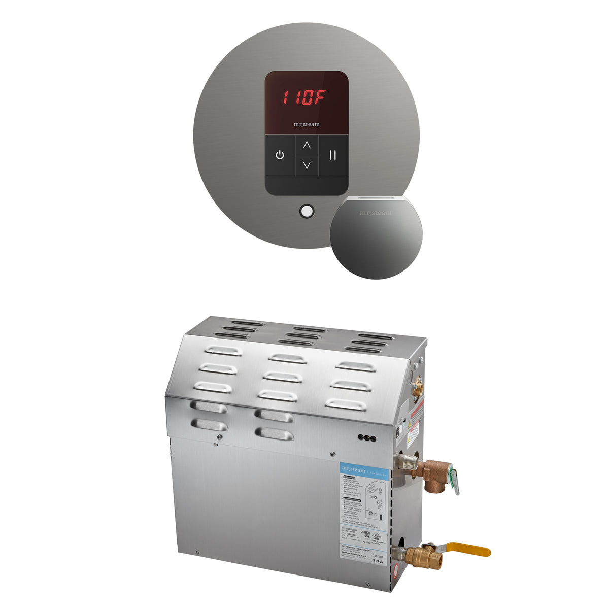 Mr. Steam 15kW MSSUPER iTempo Steam Shower Generator Package R15C10