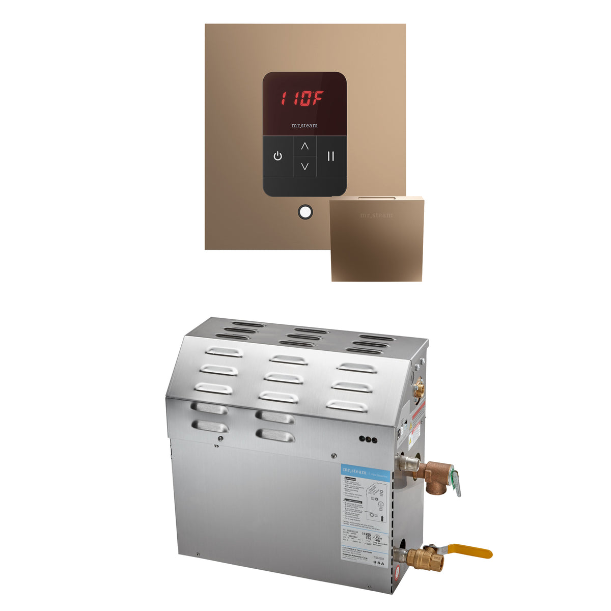 Mr. Steam 15kW MSSUPER iTempo Steam Shower Generator Package R15C10