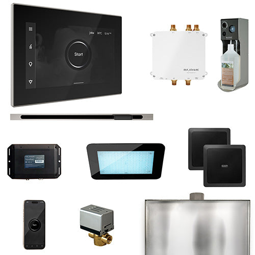 Mr.Steam Bliss Linear Control Package with iSteamX and Linear Steam Head BLS