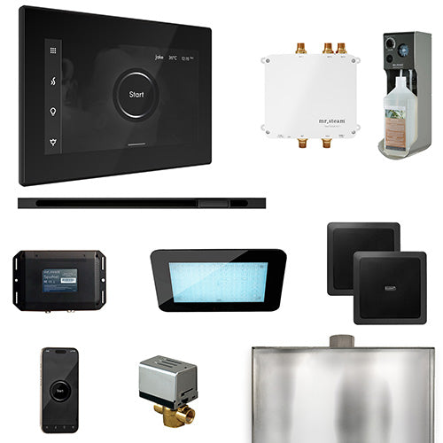 Mr.Steam Bliss Linear Control Package with iSteamX and Linear Steam Head BLS