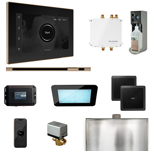 Mr.Steam Bliss Linear Control Package with iSteamX and Linear Steam Head BLS