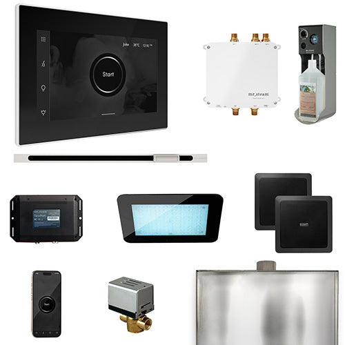Mr.Steam Bliss Linear Control Package with iSteamX and Linear Steam Head BLS