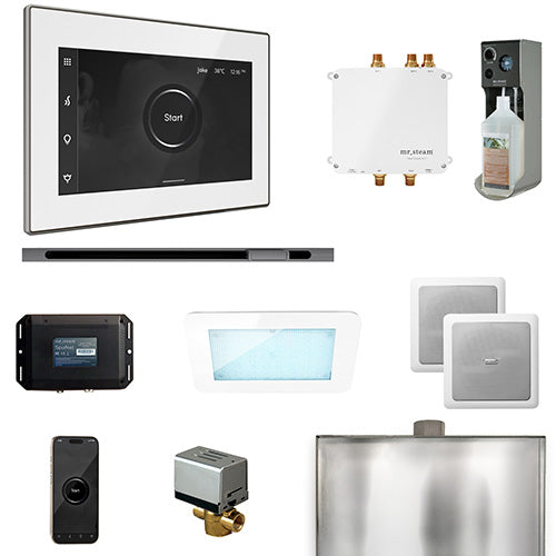 Mr.Steam Bliss Linear Control Package with iSteamX and Linear Steam Head BLS
