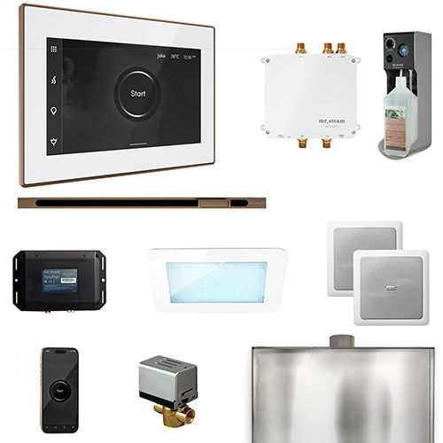 Mr.Steam Bliss Linear Control Package with iSteamX and Linear Steam Head BLS