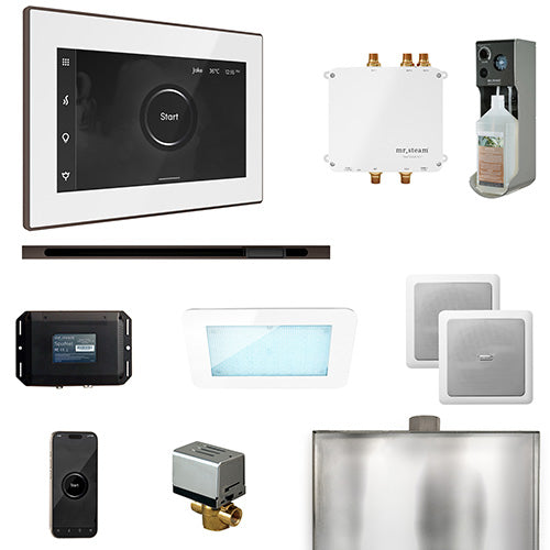 Mr.Steam Bliss Linear Control Package with iSteamX and Linear Steam Head BLS