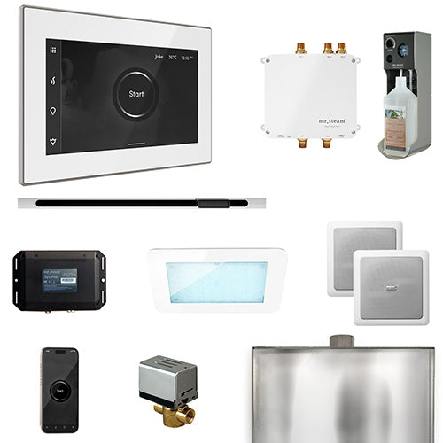 Mr.Steam Bliss Linear Control Package with iSteamX and Linear Steam Head BLS