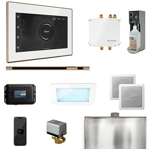 Mr.Steam Bliss Linear Control Package with iSteamX and Linear Steam Head BLS