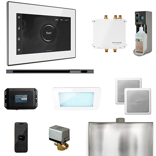 Mr.Steam Bliss Linear Control Package with iSteamX and Linear Steam Head BLS