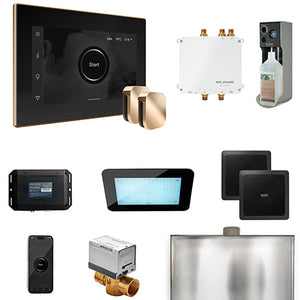 Mr.Steam Bliss Max Steam Shower Control Package with AromaGlass Steam Head BLS