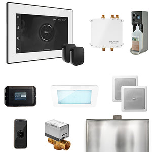 Mr.Steam Bliss Max Steam Shower Control Package with AromaGlass Steam Head BLS