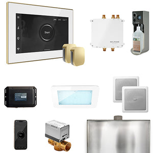 Mr.Steam Bliss Max Steam Shower Control Package with AromaGlass Steam Head BLS
