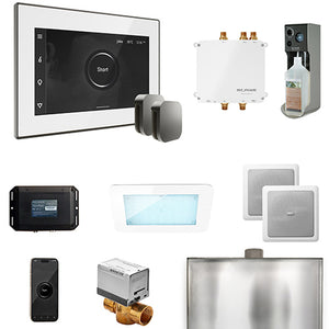 Mr.Steam Bliss Max Steam Shower Control Package with AromaGlass Steam Head BLS