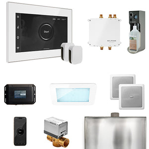 Mr.Steam Bliss Max Steam Shower Control Package with AromaGlass Steam Head BLS