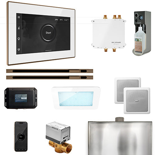 Mr.Steam Bliss Max Linear Control Pkg Bliss Steam Shower Control Package with iSteamX Control and Linear SteamHeads