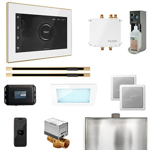 Mr.Steam Bliss Max Linear Control Pkg Bliss Steam Shower Control Package with iSteamX Control and Linear SteamHeads