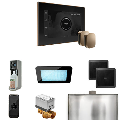 Mr.Steam XDream Max Steam Shower Control Package with AromaGlass Steam Head XDRM1