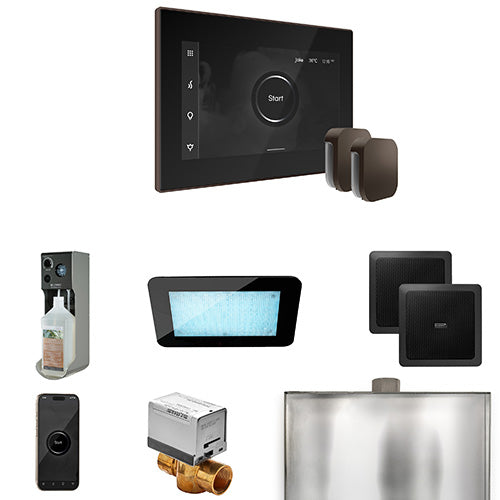 Mr.Steam XDream Max Steam Shower Control Package with AromaGlass Steam Head XDRM1
