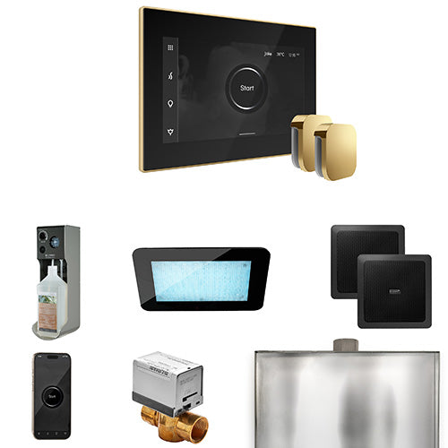 Mr.Steam XDream Max Steam Shower Control Package with AromaGlass Steam Head XDRM1