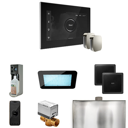Mr.Steam XDream Max Steam Shower Control Package with AromaGlass Steam Head XDRM1