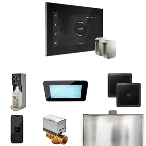 Mr.Steam XDream Max Steam Shower Control Package with AromaGlass Steam Head XDRM1