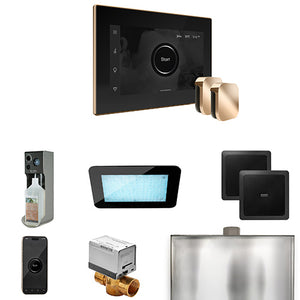 Mr.Steam XDream Max Steam Shower Control Package with AromaGlass Steam Head XDRM1
