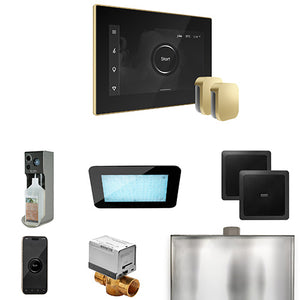 Mr.Steam XDream Max Steam Shower Control Package with AromaGlass Steam Head XDRM1