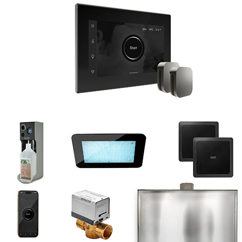 Mr.Steam XDream Max Steam Shower Control Package with AromaGlass Steam Head XDRM1