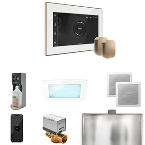 Mr.Steam XDream Max Steam Shower Control Package with AromaGlass Steam Head XDRM1