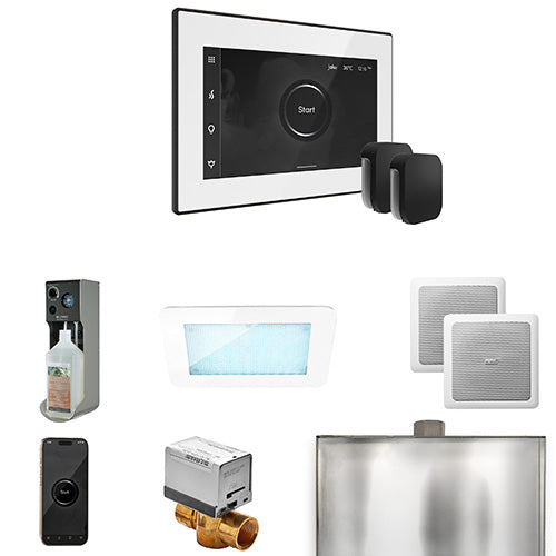 Mr.Steam XDream Max Steam Shower Control Package with AromaGlass Steam Head XDRM1
