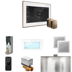 Mr.Steam XDream Max Steam Shower Control Package with AromaGlass Steam Head XDRM1