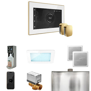 Mr.Steam XDream Max Steam Shower Control Package with AromaGlass Steam Head XDRM1