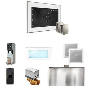 Mr.Steam XDream Max Steam Shower Control Package with AromaGlass Steam Head XDRM1