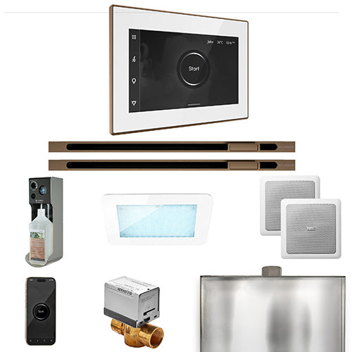 Mr.Steam XDream Max Linear Control Package with iSteamX Control and Linear Steam Head