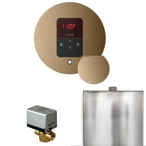 Mr. Steam Basic Butler Steam Shower Control Package with iTempo Control and Aroma Designer Finish SteamHead