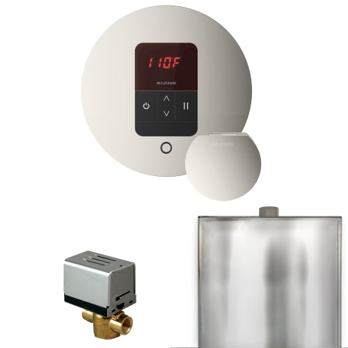 Mr. Steam Basic Butler Steam Shower Control Package with iTempo Control and Aroma Designer Finish SteamHead