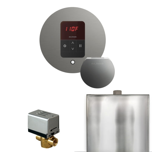Mr. Steam Basic Butler Steam Shower Control Package with iTempo Control and Aroma Designer Finish SteamHead